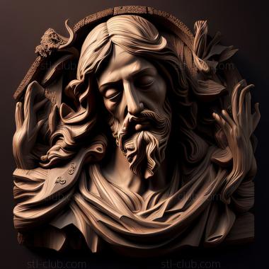 3D model st jesus (STL)